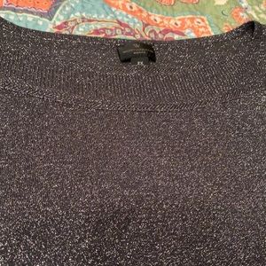 Sparkly Worthington 3/4 sleeve lightweight sweater